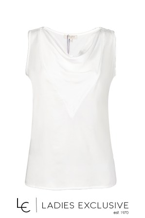 LUCIFAIR Μπλούζα αμάνικη ντραπέ