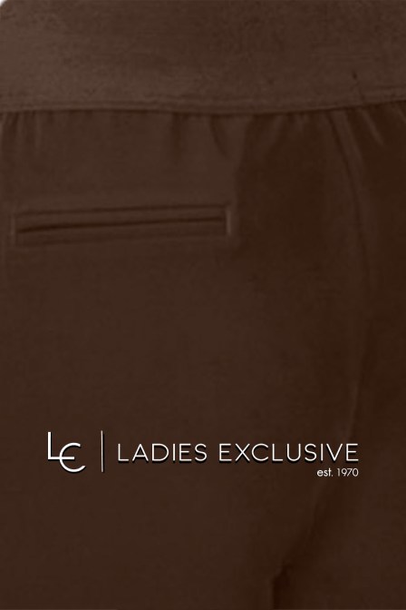 BELLA P. Παντελόνι κρεπ με λάστιχο