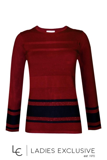 TRIPODE Μπλούζα πλεκτή με ανάγλυφες ρίγες