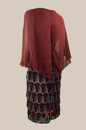 EFFECT Φόρεμα δαντέλα με μουσελίνα