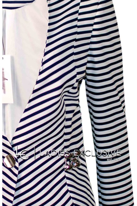 LUCIFAIR Σακάκι navy ριγέ