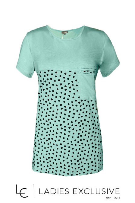 NICOLA Μπλούζα κοντομάνικη πουά