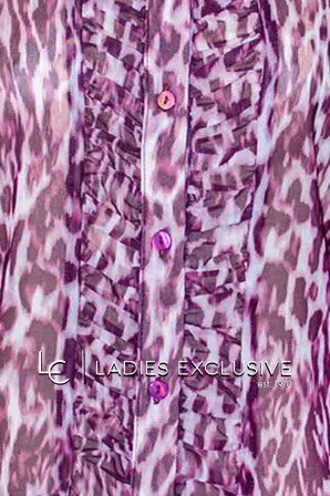 ESTEL Πουκάμισο σιθρού animal print