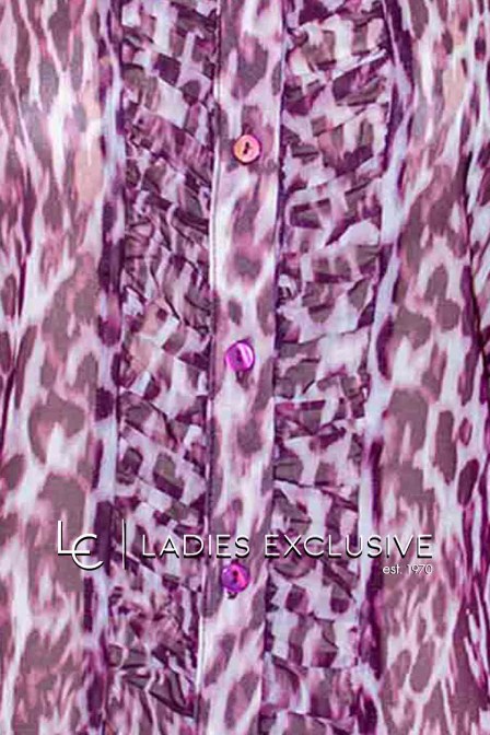 ESTEL Πουκάμισο σιθρού animal print