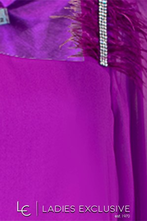 EFFECT Μπλούζα βραδινή από μουσελίνα