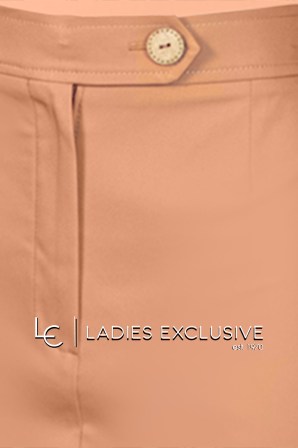 ESTEL Φούστα βαμβακερή σε ίσια γραμμή