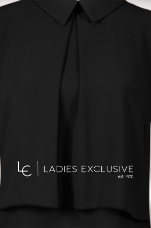 ESTEL Μπλούζα ριχτή με γιακά