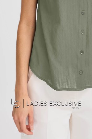 FRANSA Πουκάμισο αμάνικο με γιακά