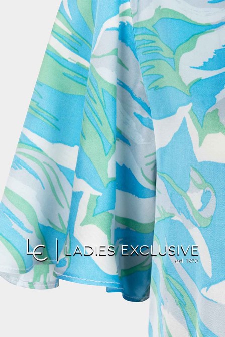 ESQUALO Μπλούζα σατέν με v