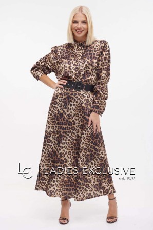 FIBES Φούστα κλος animal print