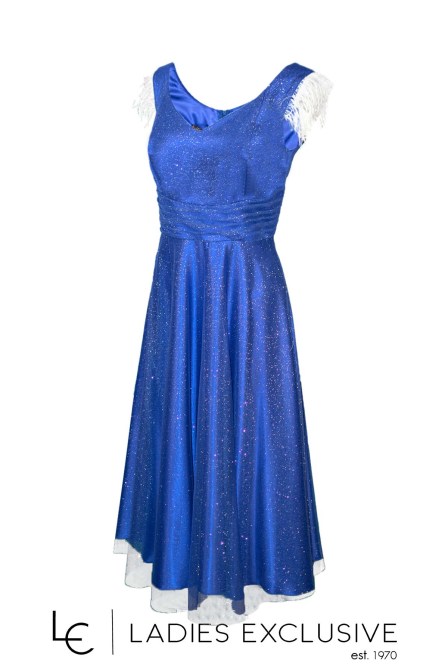 EFFECT Φόρεμα αμάνικο βραδινό με γκλίτερ