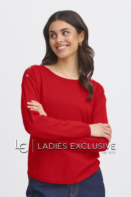 FRANSA Μπλούζα πλεκτή λεπτή