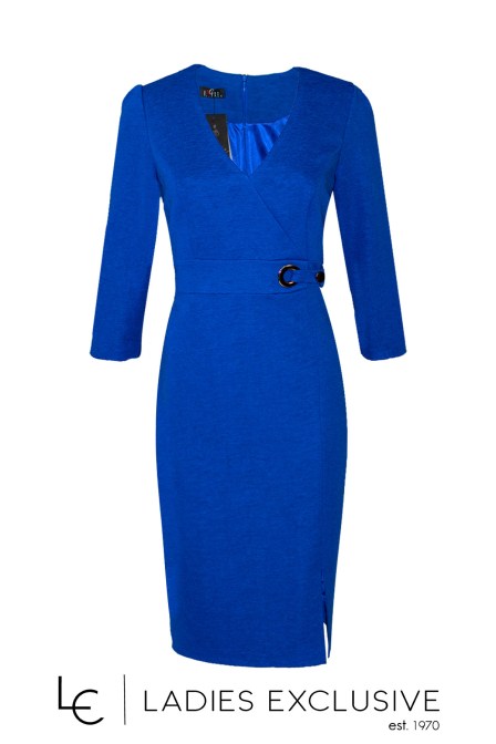 EFFECT Φόρεμα κοντομάνικο γκοφρέ