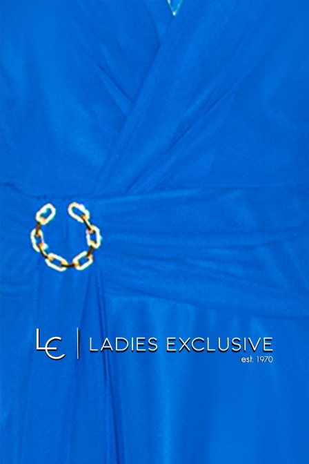 EFFECT Φόρεμα βραδινό κρουαζέ με μουσελίνα