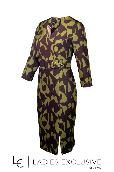 EFFECT Φόρεμα κρεπ σε ίσια γραμμή