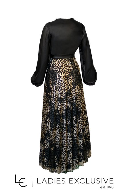 VETO Φόρεμα κρουαζέ πλισέ μακρύ