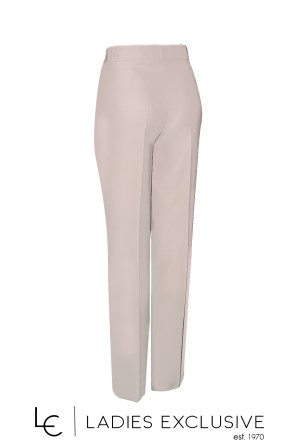 ESTEL Παντελόνι μπεζ κρεπ