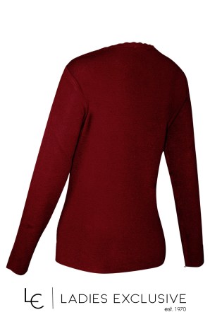 ELIN Μπλούζα μάλλινη με ανάγλυφα κλαδιά