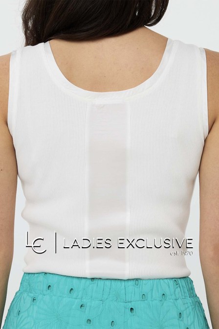 ESQUALO Μπλούζα αμάνικη ριμπ