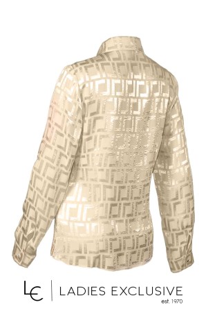 ESTEL Πουκάμισο με σατέν ανάγλυφα σχέδια