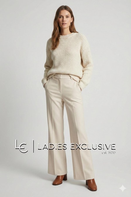 FRANSA Παντελόνι από διαγωνάλ ύφασμα