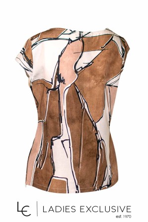 ESTEL Μπλούζα με κοφτό μανίκι