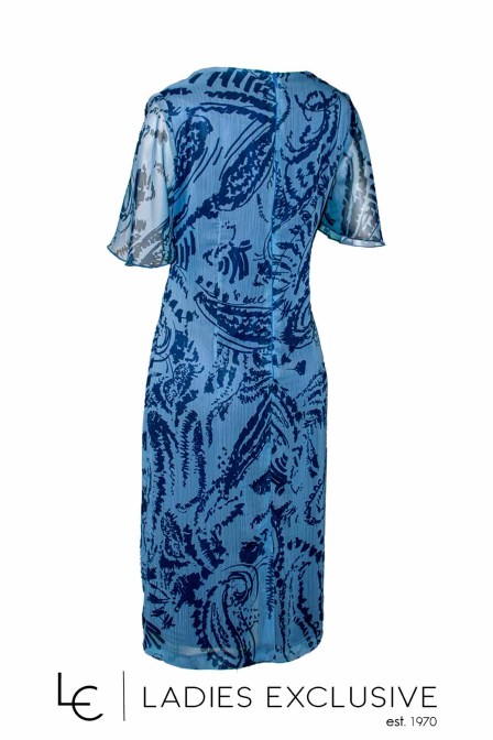 VIDAL Φόρεμα κοντομάνικο από μουσελίνα