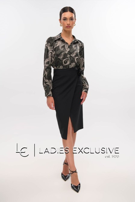 FIBES Φούστα φάκελος κρεπ