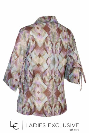 VIDAL Σακάκι κοντομάνικο από ζορζέτα