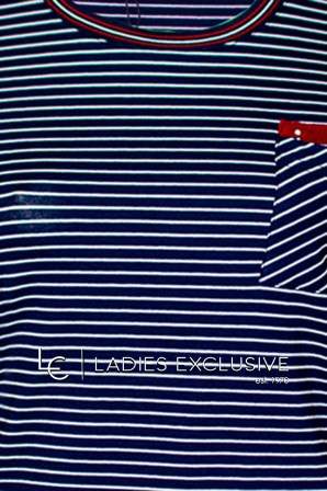 ELIN Μπλούζα κοντομάνικη ριγέ