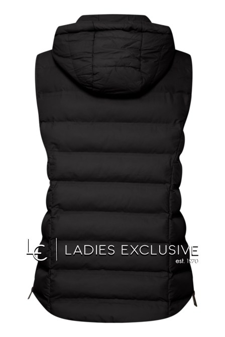 FRANSA Μπουφάν αμάνικο με κουκούλα