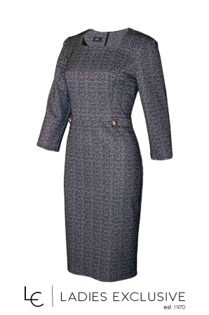 EFFECT Φόρεμα ψαροκόκαλο σε ίσια γραμμή