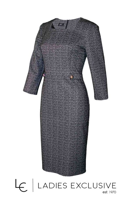 EFFECT Φόρεμα ψαροκόκαλο σε ίσια γραμμή