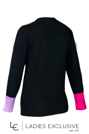 ÊTRE Μπλούζα πλεκτή με μεγάλο λουλούδι