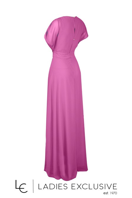 EFFECT Φόρεμα βραδινό κρουαζέ με μουσελίνα