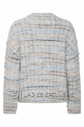 FRANSA Ζακέτα πλεκτή ζακάρ με τρουκς