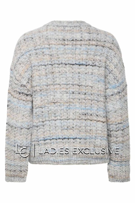 FRANSA Ζακέτα πλεκτή ζακάρ με τρουκς