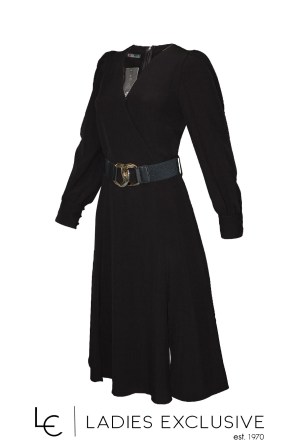 EFFECT Φόρεμα κρουαζέ με ζώνη