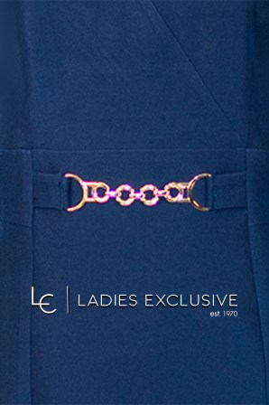 EFFECT Φόρεμα κρεπ κοντομάνικο