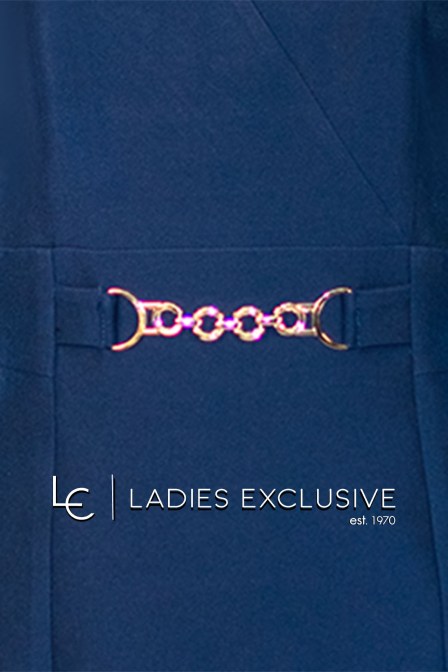 EFFECT Φόρεμα κρεπ κοντομάνικο