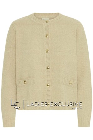 FRANSA Ζακέτα σενίλ με κουμπιά