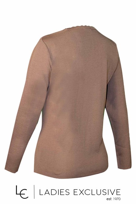 ELIN Μπλούζα μάλλινη με στάμπα γραμμές