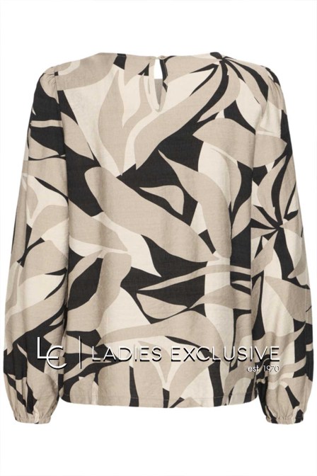 FRANSA Μπλούζα με λάστιχο στο μανίκι