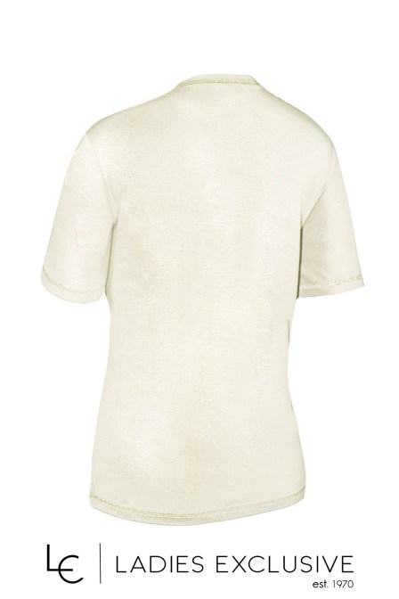 NICOLA Μπλούζα κοντομάνικη με στάμπα και στρας