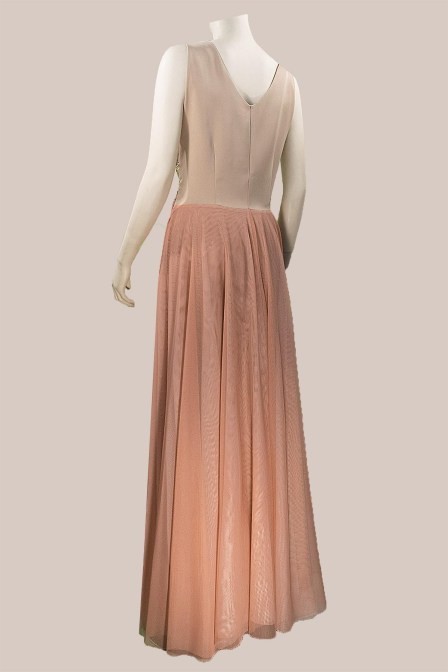 WOMEN'S STYLE Φόρεμα αμπιγέ μπροκάρ