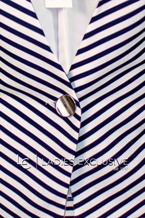 LUCIFAIR Σακάκι navy ριγέ