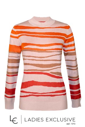 ÊTRE Μπλούζα πλεκτή με όρθιο λαιμό