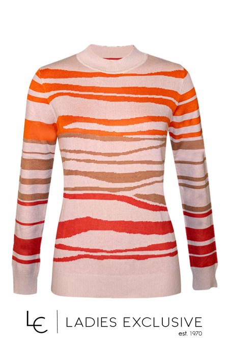 ÊTRE Μπλούζα πλεκτή με όρθιο λαιμό