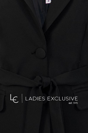 WEFTS Γιλέκο κρεπ με ζώνη