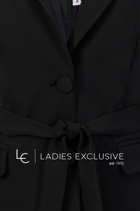 WEFTS Γιλέκο κρεπ με ζώνη